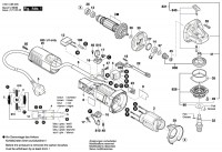 Bosch 3 601 C96 005 Gws 880 Angle Grinder 230 V / Eu Spare Parts